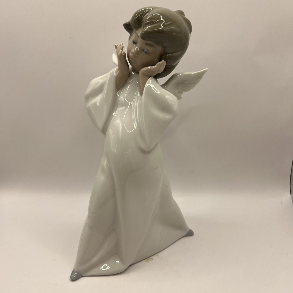 MINT LLADRO Mime Angel #4959 Figurine Vintage No Box Heavenly Girl 8.5" - Picture 5 of 6